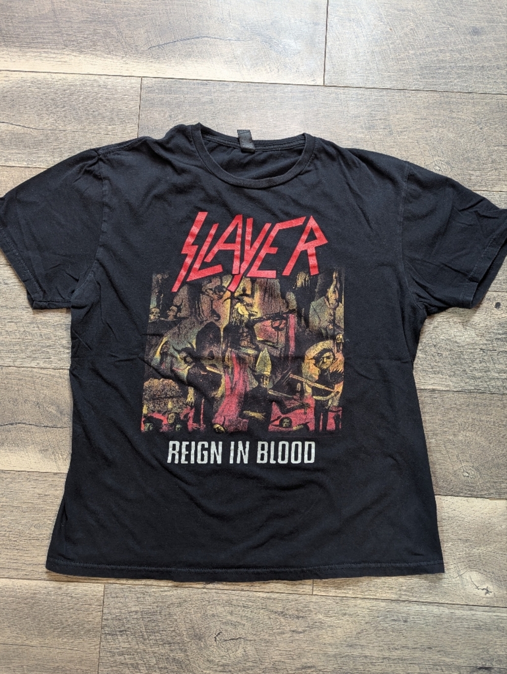 Reign In Blood Short Sleeve Graphic Tee - Black
